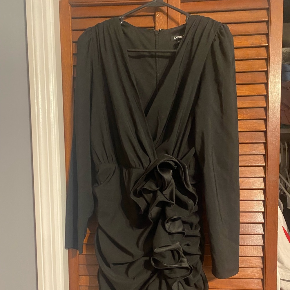 Express cocktail dress size small black